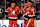 ANAHEIM, CALIFORNIA - JANUARY 07: Brian Dumoulin #6 and Isac Lundestrom #21 congratulate Alex Killorn #17 of the Anaheim Ducks after his goal during the second period of a game against the Calgary Flames at Honda Center on January 07, 2025 in Anaheim, California. (Photo by Sean M. Haffey/Getty Images)