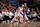 CLEVELAND, OH - JANUARY 8: Donovan Mitchell #45 of the Cleveland Cavaliers handles the ball during the game against the Oklahoma City Thunder on January 8, 2025 at Rocket Mortgage FieldHouse in Cleveland, Ohio. NOTE TO USER: User expressly acknowledges and agrees that, by downloading and/or using this Photograph, user is consenting to the terms and conditions of the Getty Images License Agreement. Mandatory Copyright Notice: Copyright 2025 NBAE (Photo by David Liam Kyle/NBAE via Getty Images)