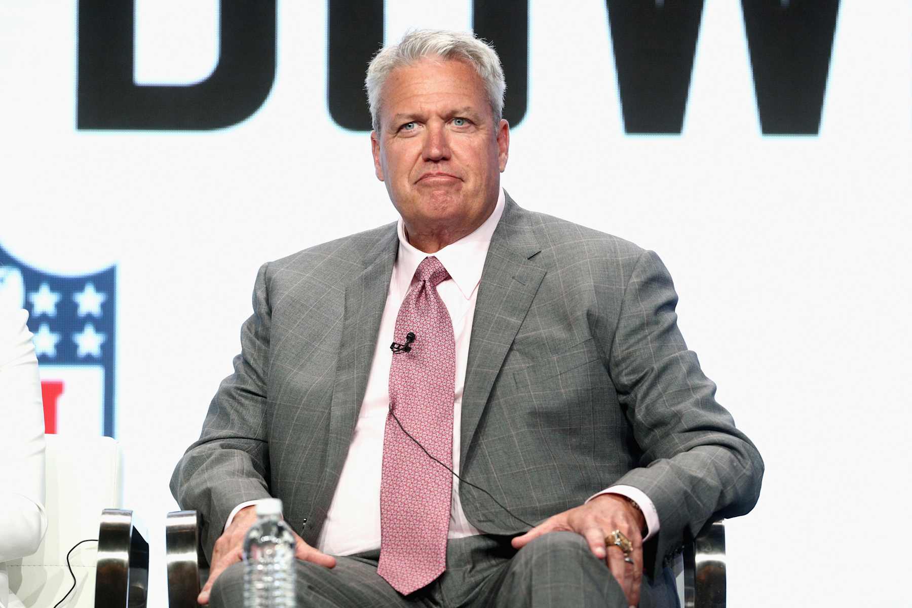BEVERLY HILLS, CA - JULY 26:  Former NFL coach & ESPN analyst Rex Ryan of 'ESPN's Sunday's NFL Countdown' speaks onstage during the ESPN portion of the 2017 Summer Television Critics Association Press Tour at The Beverly Hilton Hotel on July 26, 2017 in Beverly Hills, California.  (Photo by Frederick M. Brown/Getty Images)