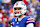 ORCHARD PARK, NEW YORK - JANUARY 12: Josh Allen #17 of the Buffalo Bills warms up prior to playing the Denver Broncos during the AFC Wild Card Playoffs at Highmark Stadium on January 12, 2025 in Orchard Park, New York. (Photo by Timothy T Ludwig/Getty Images)