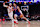 NEW YORK, NEW YORK - JANUARY 13: Cade Cunningham #2 of the Detroit Pistons is defended by Josh Hart #3 of the New York Knicks during the third quarter of the game at Madison Square Garden on January 13, 2025 in New York City. NOTE TO USER: User expressly acknowledges and agrees that, by downloading and or using this photograph, User is consenting to the terms and conditions of the Getty Images License Agreement. (Photo by Dustin Satloff/Getty Images)