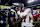 BALTIMORE, MARYLAND - SEPTEMBER 29: Lamar Jackson #8 of the Baltimore Ravens and Josh Allen #17 of the Buffalo Bills meet following an NFL football game at M&T Bank Stadium on September 29, 2024 in Baltimore, Maryland. (Photo by Michael Owens/Getty Images)