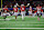 ARLINGTON, TEXAS - JANUARY 10: Members of the Ohio State Buckeyes defense celebrate in the fourth quarter against the Texas Longhorns during the Goodyear Cotton Bowl at AT&T Stadium on January 10, 2025 in Arlington, Texas. (Photo by Jamie Squire/Getty Images)