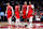 TORONTO, ON - DECEMBER 29: Gradey Dick #1, Ochai Agbaji #30, Scottie Barnes #4 and RJ Barrett #9 of the Toronto Raptors look on in a break in play against the Atlanta Hawks during the first half of their basketball game at the Scotiabank Arena on December 29, 2024 in Toronto, Ontario, Canada. NOTE TO USER: User expressly acknowledges and agrees that, by downloading and/or using this Photograph, user is consenting to the terms and conditions of the Getty Images License Agreement. (Photo by Mark Blinch/Getty Images)