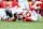 KANSAS CITY, MISSOURI - JANUARY 18: Patrick Mahomes #15 of the Kansas City Chiefs is tackled by Azeez Al-Shaair #0 of the Houston Texans during the first quarter in the AFC Divisional Playoff at GEHA Field at Arrowhead Stadium on January 18, 2025 in Kansas City, Missouri. (Photo by Jamie Squire/Getty Images)