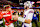 KANSAS CITY, MISSOURI - DECEMBER 10: Patrick Mahomes #15 of the Kansas City Chiefs and Josh Allen #17 of the Buffalo Bills after an NFL football game against the Buffalo Bills at GEHA Field at Arrowhead Stadium on December 10, 2023 in Kansas City, Missouri. (Photo by Ryan Kang/Getty Images)