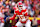 KANSAS CITY, MISSOURI - JANUARY 18: Patrick Mahomes #15 of the Kansas City Chiefs drops back to pass during an NFL football AFC divisional playoff game against the Houston Texans at GEHA Field at Arrowhead Stadium on January 18, 2025 in Kansas City, Missouri. (Photo by Perry Knotts/Getty Images)