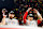 KANSAS CITY, MISSOURI - JANUARY 26: Tight end Travis Kelce #87 of the Kansas City Chiefs celebrates on the podium after the AFC Championship football game against the Buffalo Bills, at GEHA Field at Arrowhead Stadium on January 26, 2025 in Kansas City, Missouri. (Photo by Brooke Sutton/Getty Images)