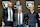 HENDERSON, NEVADA - JANUARY 27: Owner and managing general partner Mark Davis (C) of the Las Vegas Raiders poses for photos with John Spytek (L) and Pete Carroll (R) during a news conference introducing Spytek as the general manager and Carroll as the head coach of the Raiders at the Las Vegas Raiders Headquarters/Intermountain Healthcare Performance Center on January 27, 2025 in Henderson, Nevada. (Photo by Ethan Miller/Getty Images)