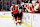 PHILADELPHIA, PENNSYLVANIA - JANUARY 27: Scott Laughton #21 of the Philadelphia Flyers celebrates his goal with teammates during the third period against the New Jersey Devils at the Wells Fargo Center on January 27, 2025 in Philadelphia, Pennsylvania. (Photo by Emilee Chinn/Getty Images)