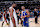 SACRAMENTO, CA - FEBRUARY 26: Bam Adebayo #13 of the Miami Heat and De'Aaron Fox #5 of the Sacramento Kings talk after the game on February 26, 2024 at Golden 1 Center in Sacramento, California. NOTE TO USER: User expressly acknowledges and agrees that, by downloading and or using this photograph, User is consenting to the terms and conditions of the Getty Images Agreement. Mandatory Copyright Notice: Copyright 2024 NBAE (Photo by Rocky Widner/NBAE via Getty Images)