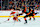 PHILADELPHIA, PA - NOVEMBER 21: Philadelphia Flyers Left Wing Joel Farabee (86) takes a shot on goal and scores during the third period of the National Hockey League game between the Calgary Flames and Philadelphia Flyers on November 21, 2022 at the Wells Fargo Center in Philadelphia, PA. (Photo by Gregory Fisher/Icon Sportswire via Getty Images)