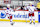 NEWARK, NJ - APRIL 18: New York Rangers center Filip Chytil (72) celebrates with New York Rangers right wing Kaapo Kakko (24) after scoring a goal during the National Hockey League game between the New York Rangers and the New Jersey Devils on April 18, 2023 at Prudential Center in Newark, NJ. (Photo by Andrew Mordzynski/Icon Sportswire via Getty Images)