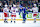 VANCOUVER, CANADA - OCTOBER 28: Artemi Panarin #10 of the New York Rangers is congratulated after scoring a goal as J.T. Miller #9 of the Vancouver Canucks skates on during the first period of their NHL game at Rogers Arena on October 28, 2023 in Vancouver, British Columbia, Canada. (Photo by Derek Cain/Getty Images)