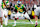 PASADENA, CALIFORNIA - JANUARY 1: Josh Conerly Jr. #76 of the Oregon Ducks blocks in the second half during the Rose Bowl against Ohio State Buckeyes at Rose Bowl Stadium on January 1, 2025 in Pasadena, California. (Photo by Ric Tapia/Getty Images)