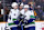 NASHVILLE, TENNESSEE - JANUARY 29: Elias Pettersson #40, Nils Hoglander #21, and Linus Karlsson #94 of the Vancouver Canucks celebrate a goal in the first period against the Nashville Predators on January 29, 2025 at Bridgestone Arena in Nashville. (Photo by Casey Gower/NHLI via Getty Images)