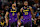 MINNEAPOLIS, MINNESOTA - DECEMBER 02: Anthony Davis #3 and LeBron James #23 of the Los Angeles Lakers look on against the Minnesota Timberwolves in the second quarter at Target Center on December 02, 2024 in Minneapolis, Minnesota. The Timberwolves defeated the Lakers 109-80. NOTE TO USER: User expressly acknowledges and agrees that, by downloading and or using this photograph, User is consenting to the terms and conditions of the Getty Images License Agreement. (Photo by David Berding/Getty Images)
