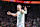 BOSTON, MA - JANUARY 27: Kristaps Porzingis #8 of the Boston Celtics smiles during the game against the Houston Rockets on January 27, 2025 at TD Garden in Boston, Massachusetts. NOTE TO USER: User expressly acknowledges and agrees that, by downloading and/or using this Photograph, user is consenting to the terms and conditions of the Getty Images License Agreement. Mandatory Copyright Notice: Copyright 2025 NBAE (Photo by Brian Babineau/NBAE via Getty Images)