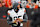 CLEVELAND, OHIO - AUGUST 11: Defensive end Myles Garrett #95 of the Cleveland Browns jokes with fans prior to a preseason game against the Washington Commanders at Cleveland Browns Stadium on August 11, 2023 in Cleveland, Ohio. (Photo by Jason Miller/Getty Images)