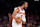 New York, New York - February 3: Jalen Brunson #11 from New York Knicks celebrates a call in the first quarter against Houston Rockets in Madison Square Garden on February 3, 2025 in New York City. Note to the user: User expresses and expressly accepts that the user by downloading and or using this photograph consent to the terms and conditions of the Getty Images License Agreement. (Photo by Elsa/Getty Images)