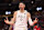 CHICAGO, ILLINOIS - JANUARY 25: Nikola Vucevic #9 of the Chicago Bulls reacts against the Philadelphia 76ers during the first half at the United Center on January 25, 2025 in Chicago, Illinois. NOTE TO USER: User expressly acknowledges and agrees that, by downloading and or using this photograph, User is consenting to the terms and conditions of the Getty Images License Agreement. (Photo by Michael Reaves/Getty Images)
