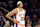NEW YORK, NEW YORK - JANUARY 17: Jericho Sims #20 of the New York Knicks looks on during the first half against the Minnesota Timberwolves at Madison Square Garden on January 17, 2025 in New York City. NOTE TO USER: User expressly acknowledges and agrees that, by downloading and or using this photograph, User is consenting to the terms and conditions of the Getty Images License Agreement. (Photo by Sarah Stier/Getty Images)
