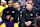 Inglewood, California February 4, 2025-Lakers LeBron James and Luka Doncic sit on the bench against the Clippers in the first quarter at the Intuit Dome Tuesday. (Wally Skalij/Los Angeles Times via Getty Images)