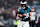 PHILADELPHIA, PENNSYLVANIA - JANUARY 26: Saquon Barkley #26 of the Philadelphia Eagles runs with the football during the fourth quarter in the NFC Championship Game against the Washington Commanders at Lincoln Financial Field on January 26, 2025 in Philadelphia, Pennsylvania. (Photo by Kathryn Riley/Getty Images)