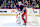WINNIPEG, CANADA - FEBRUARY 7: Goaltender Connor Hellebuyck #37 of the Winnipeg Jets keeps an eye on the play during first period action against the New York Islanders at the Canada Life Centre on February 7, 2025 in Winnipeg, Manitoba, Canada. (Photo by Jonathan Kozub/NHLI via Getty Images)