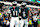 PHILADELPHIA, PENNSYLVANIA - JANUARY 26: A.J. Brown #11 of the Philadelphia Eagles celebrates his touchdown catch with teammate DeVonta Smith #6 while playing against the Washington Commanders during the second quarter in the NFC Championship Game at Lincoln Financial Field on January 26, 2025 in Philadelphia, Pennsylvania. (Photo by Mitchell Leff/Getty Images)