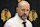 CHICAGO, ILLINOIS - DECEMBER 07: Interim head coach Anders Sorensen of the Chicago Blackhawks speaks to the media after losing to the Winnipeg Jets at the United Center on December 07, 2024 in Chicago, Illinois. (Photo by Michael Reaves/Getty Images)