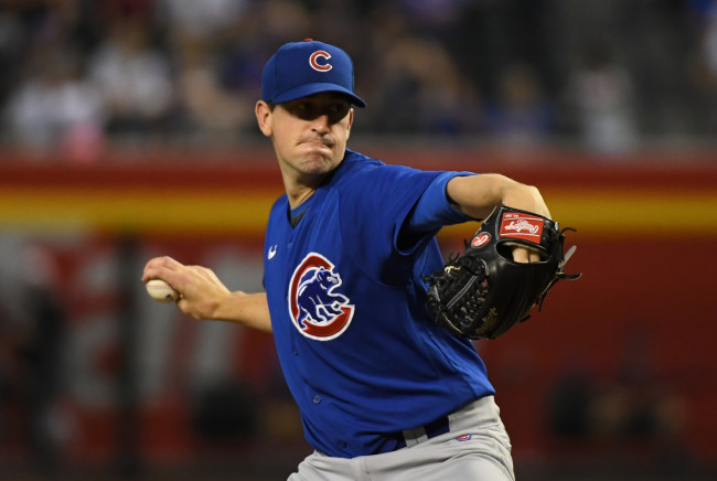 Kyle Hendricks final line vs SF: 8 IP, 1 H, 0 R, 1 BB