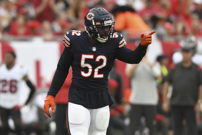 Khalil Mack named AFC defensive player of the week - NBC Sports