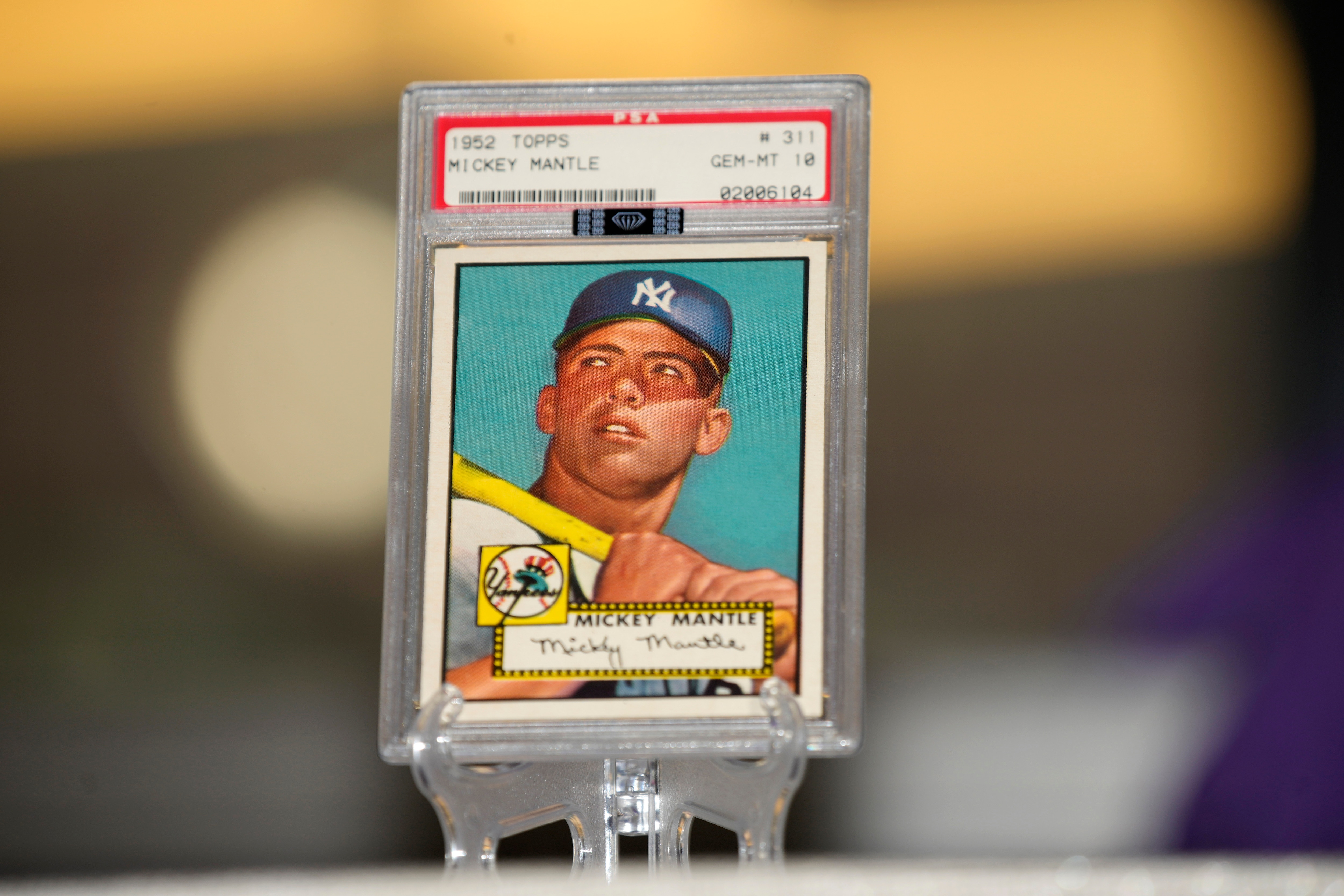 Mickey Mantle 1952 Topps 1-of-1 Card Auctions for Over $470K to 