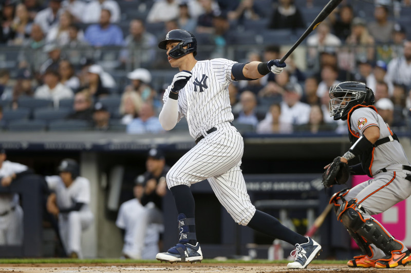 babe ruth yankees jersey No record home run for Aaron Judge as Orioles beat  Yankees 2-1