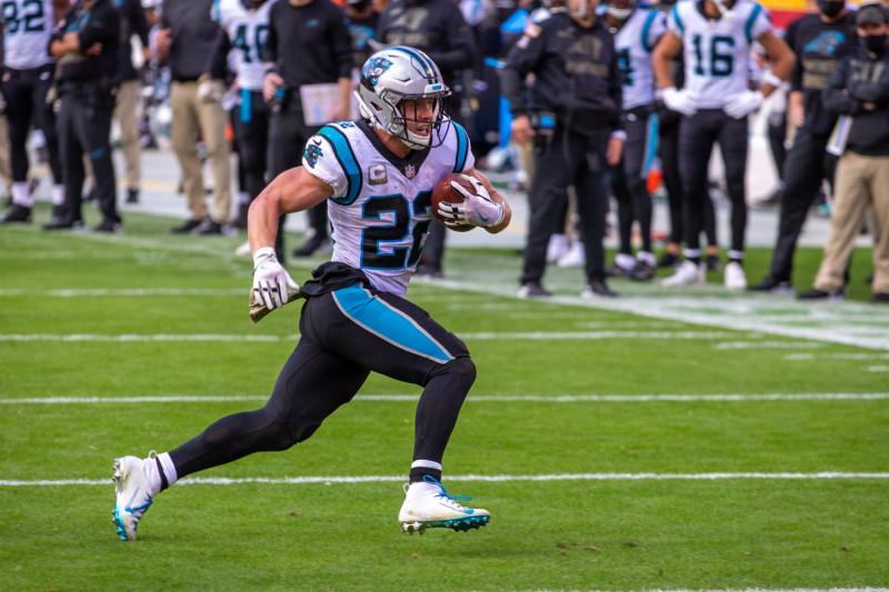 Carolina Panthers running back Christian McCaffrey tumbles in fantasy  football rankings - Cat Scratch Reader