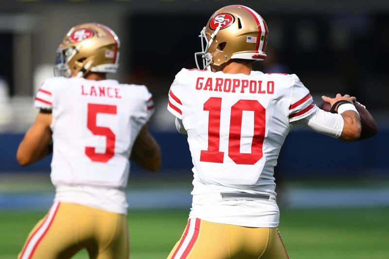 49ers list QB Jimmy Garoppolo as questionable for finale - The San Diego  Union-Tribune