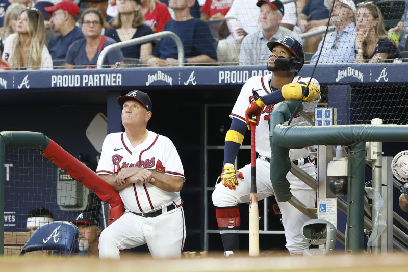 ATLANTA, GA - JULY 16: Atlanta Braves manager Brian Snitker (43