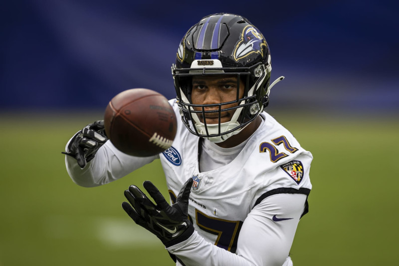 J.K. Dobbins Making Debut for Ravens vs. Patriots, Week 3