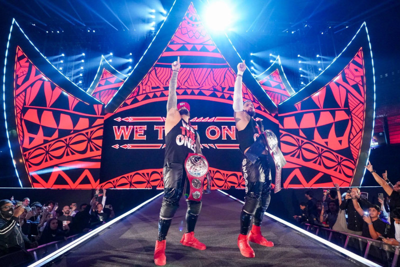 The Usos sought to etch their names in the history books Friday night in a high-stakes tag team main event.