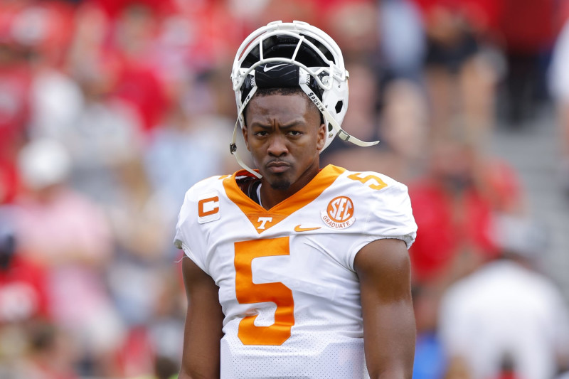 Tennessee quarterback Hendon Hooker entering NFL draft