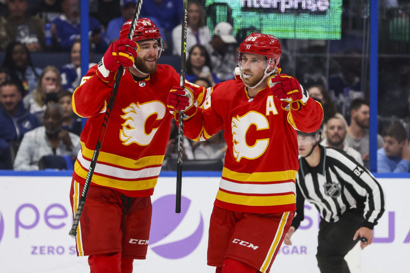 Elias Lindholm and Noah Hanifin are two of the latest Calgary Flames looking to get out of town.