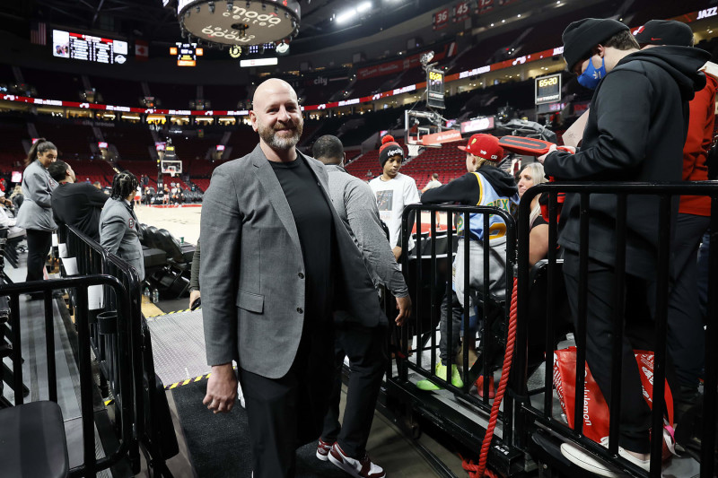 Trail Blazers NBA draft press conference with Portland GM Joe Cronin 