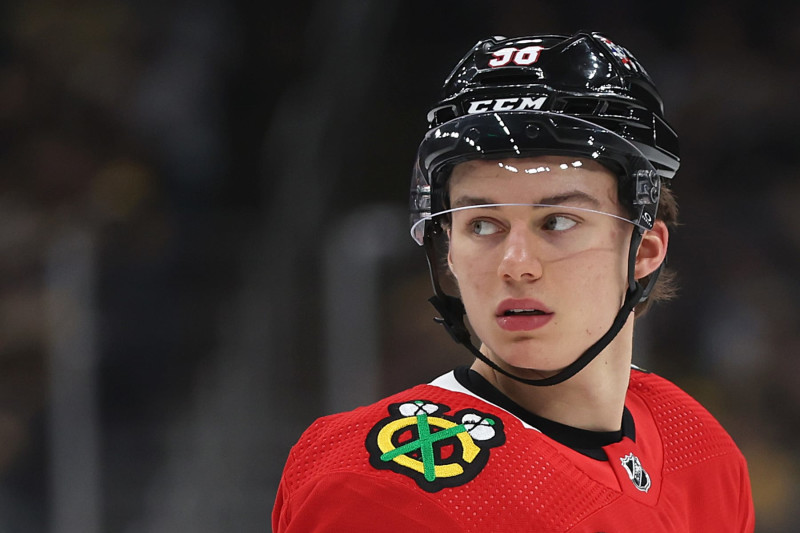 Bedard's play will determine his role with Blackhawks, GM says