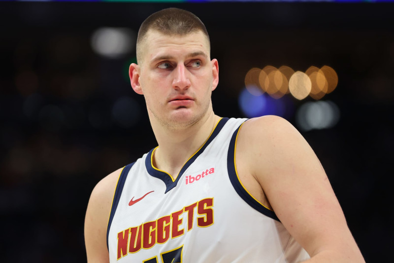 MILWAUKEE, WISCONSIN - FEBRUARY 12: Nikola Jokic #15 of the Denver Nuggets waits for a free throw during a game against the Milwaukee Bucks at Fiserv Forum on February 12, 2024 in Milwaukee, Wisconsin. NOTE TO USER: User expressly acknowledges and agrees that, by downloading and or using this photograph, User is consenting to the terms and conditions of the Getty Images License Agreement. (Photo by Stacy Revere/Getty Images)