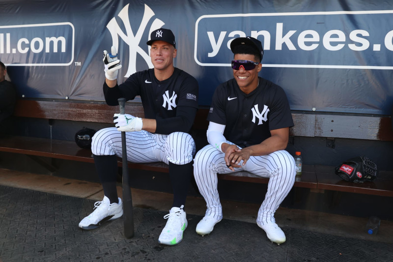 Aaron Judge (L) and Juan Soto (R)