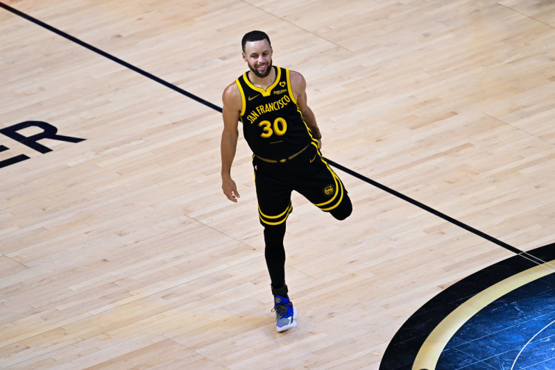 SAN FRANCISCO, CA - MARCH 7: Stephen Curry (30) of Golden State Warriors is seen during NBA game between Chicago Bulls and Golden State Warriors at the Chase Center on March 7, 2024 in San Francisco, California, United States. (Photo by Tayfun Coskun/Anadolu via Getty Images)