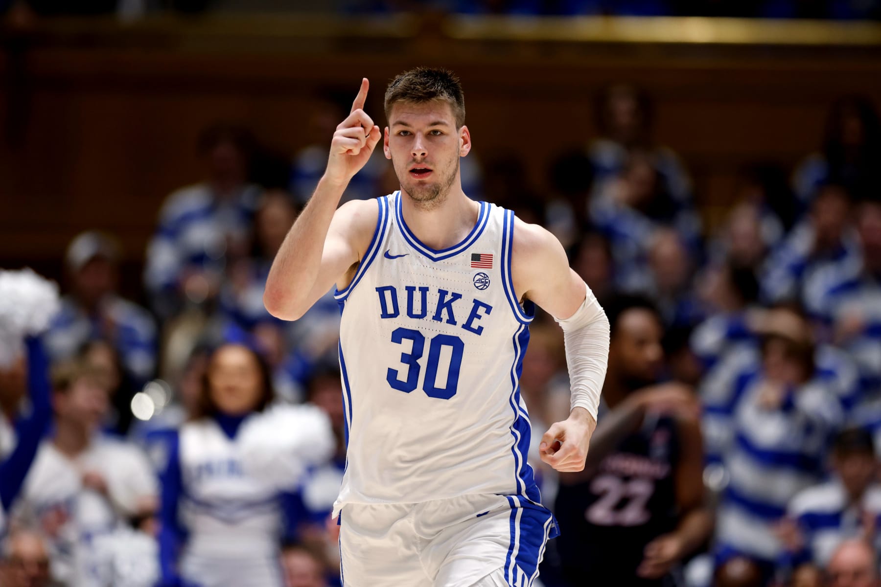 Duke&rsquo;s Kyle Filipowski Talks UNC Trip, Court Storming, March 