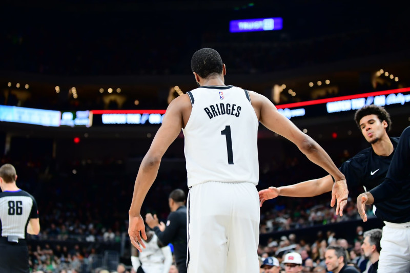 Mikal Bridges and Cameron Johnson