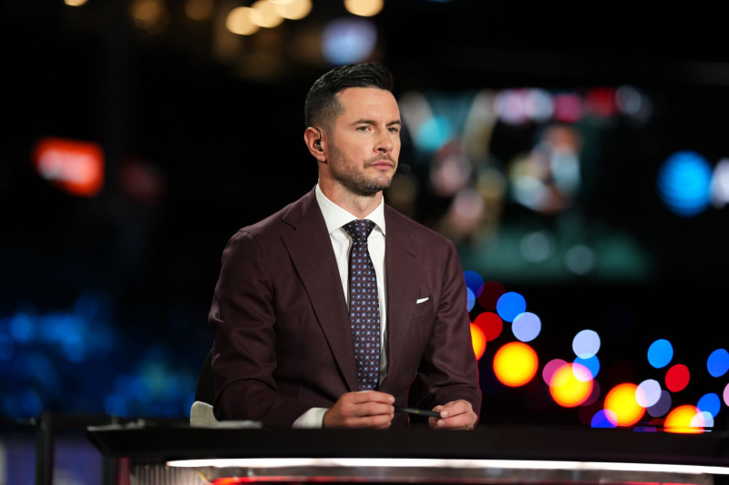 BROOKLYN, NY - JUNE 22: JJ Redick looks on during the 2023 NBA Draft on June 22, 2023 at Barclays Center in Brooklyn, New York. NOTE TO USER: User expressly acknowledges and agrees that, by downloading and or using this photograph, User is consenting to the terms and conditions of the Getty Images License Agreement. Mandatory Copyright Notice: Copyright 2023 NBAE (Photo by Evan Yu/NBAE via Getty Images)